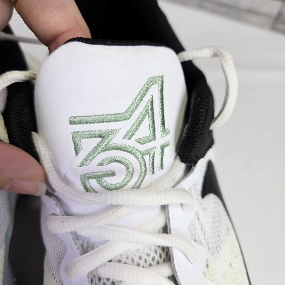 Nike Mens 10.5 Giannis Immortality 2 Shoes White Black Volt DM0825-101 Sneaker - Picture 8 of 16